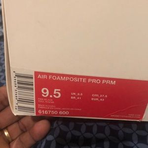 AIR FOAMPOSITE PRO PRM 9 1/2 MEN